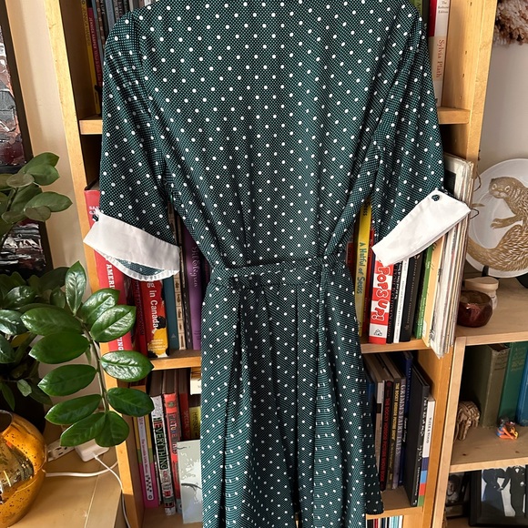 Polka dot collared dress - Picture 6 of 6